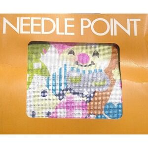 Calico Koala Needle Point Kit by Wrights Crewel Kit Stamped Cotton Canvas